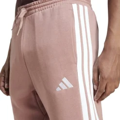 Essentials Fleece Tapered Cuff 3-Stripes Joggers
