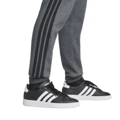 Essentials Fleece Tapered Cuff 3-Stripes Joggers