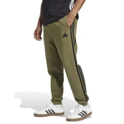 Essentials Fleece Tapered Cuff 3-Stripes Joggers
