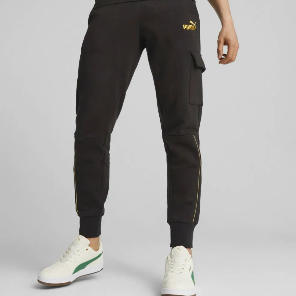 Ess+ Minimal Gold Cargo Pants Joggers Mens