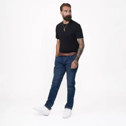 Firetrap Belted Jeans Mens