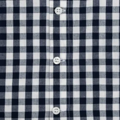 Gingham Check Short Sleeve Shirt Mens
