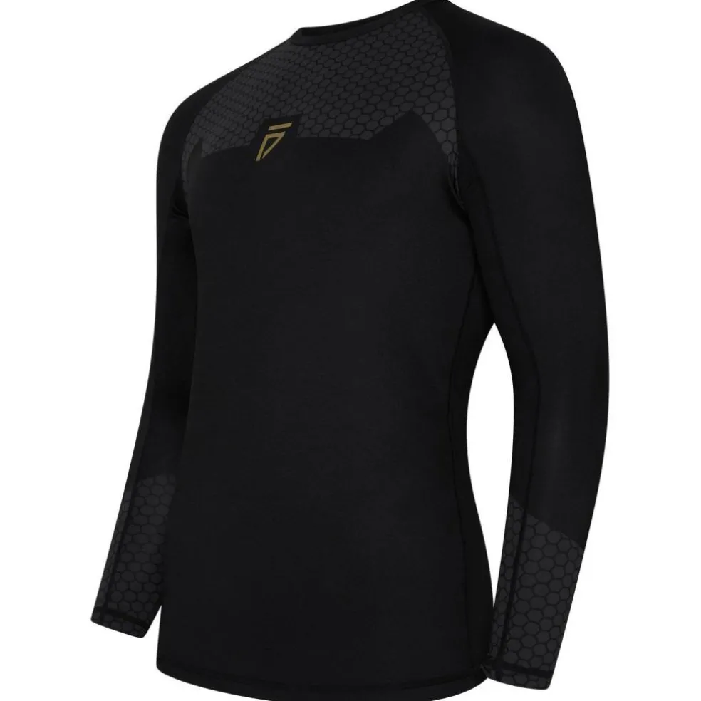 GK Fight Division Long Sleeve Rash Guard Top Mens