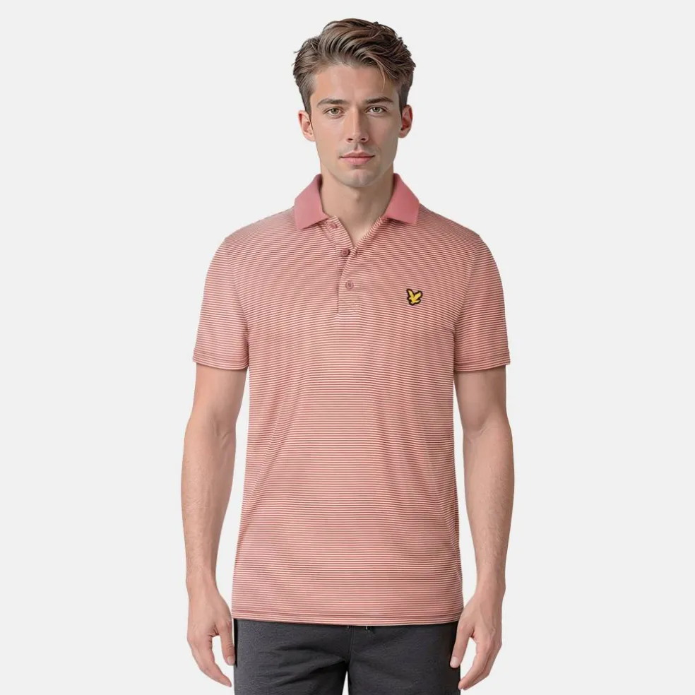 Golf Microstripe Polo Shirt