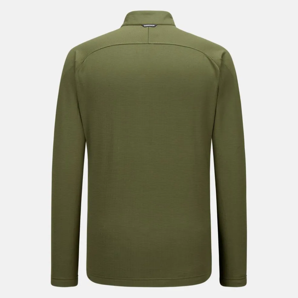 Grid Fleece 1/2 Zip Mens