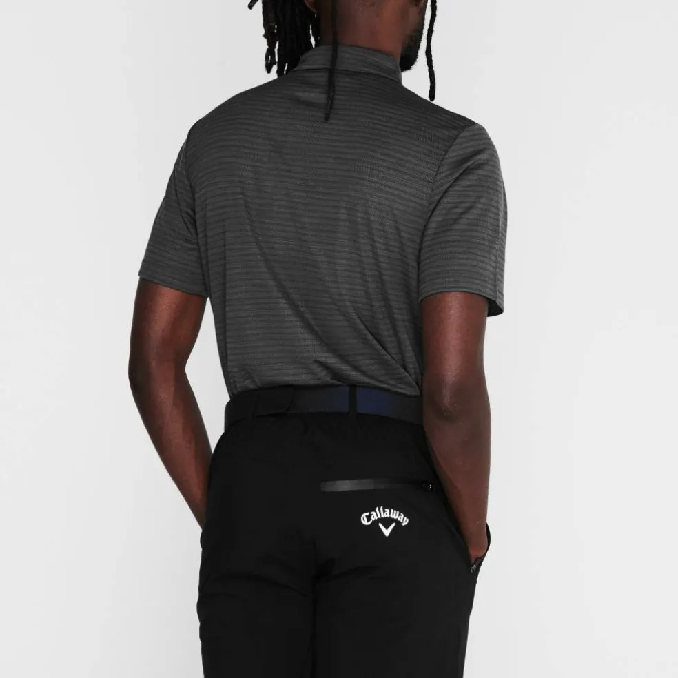Herringbone Golf Polo Shirt Mens