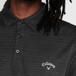 Herringbone Golf Polo Shirt Mens
