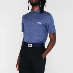 Herringbone Golf Polo Shirt Mens