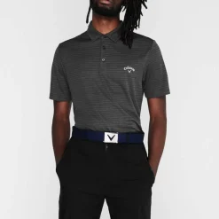 Herringbone Golf Polo Shirt Mens