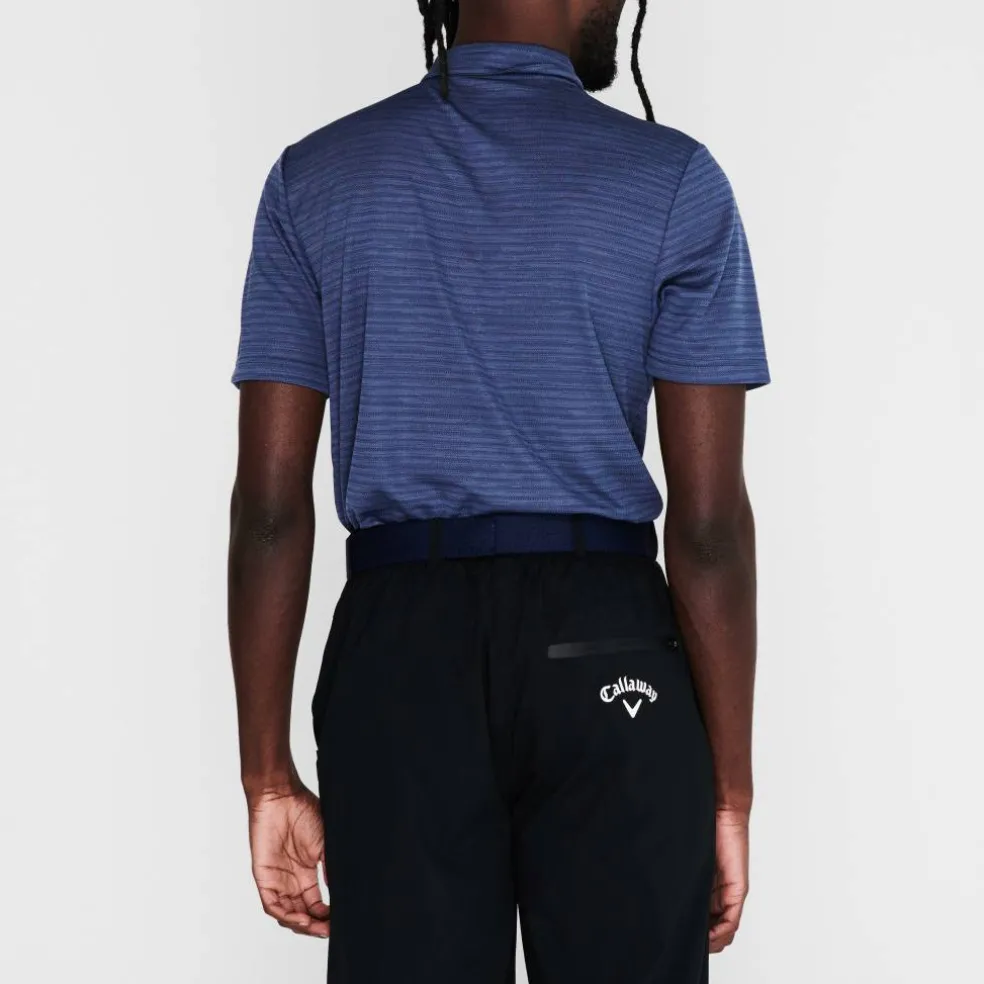 Herringbone Golf Polo Shirt Mens
