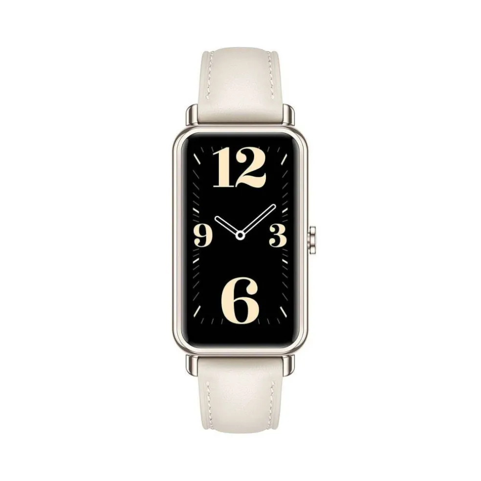HUAWEI WATCH FIT mini GoldFrosty White Strap
