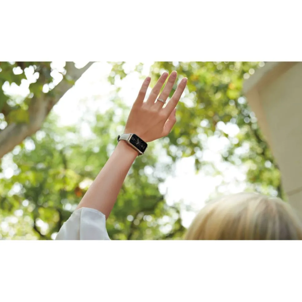 HUAWEI WATCH FIT mini GoldFrosty White Strap