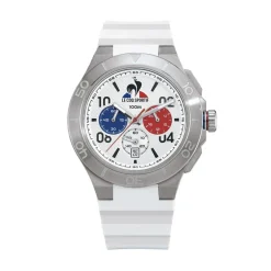 Integrated White Plastic Digital Watch