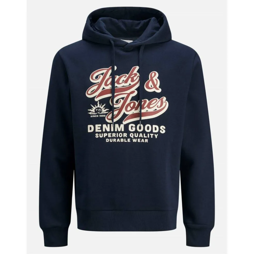 Jack 2 Colour Hoodie Mens Plus Size
