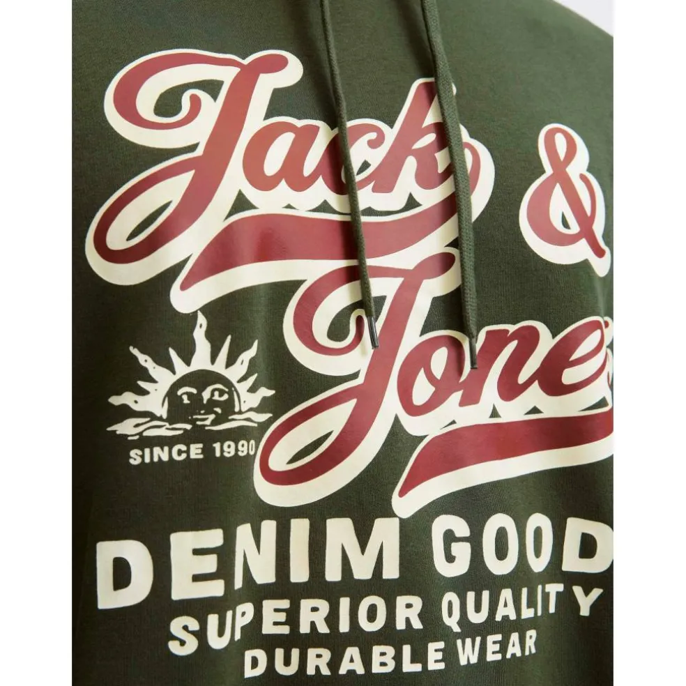 Jack 2 Colour Hoodie Mens Plus Size