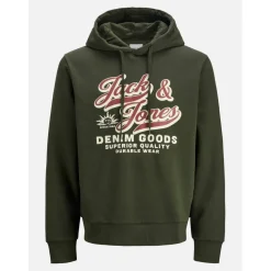 Jack 2 Colour Hoodie Mens Plus Size