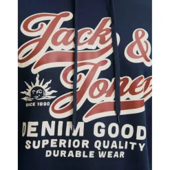 Jack 2 Colour Hoodie Mens Plus Size