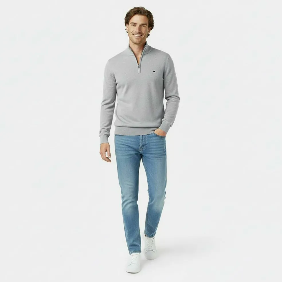 Jack Funnel Neck Half Zip Jumper Men