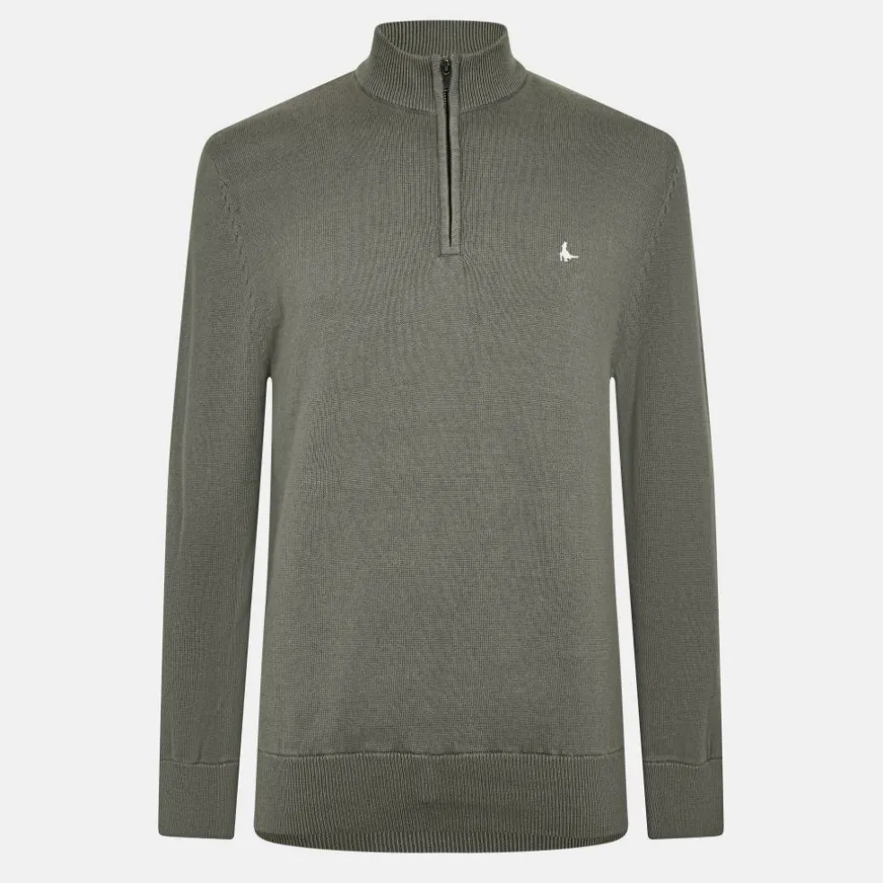 Jack Funnel Neck Half Zip Jumper Men