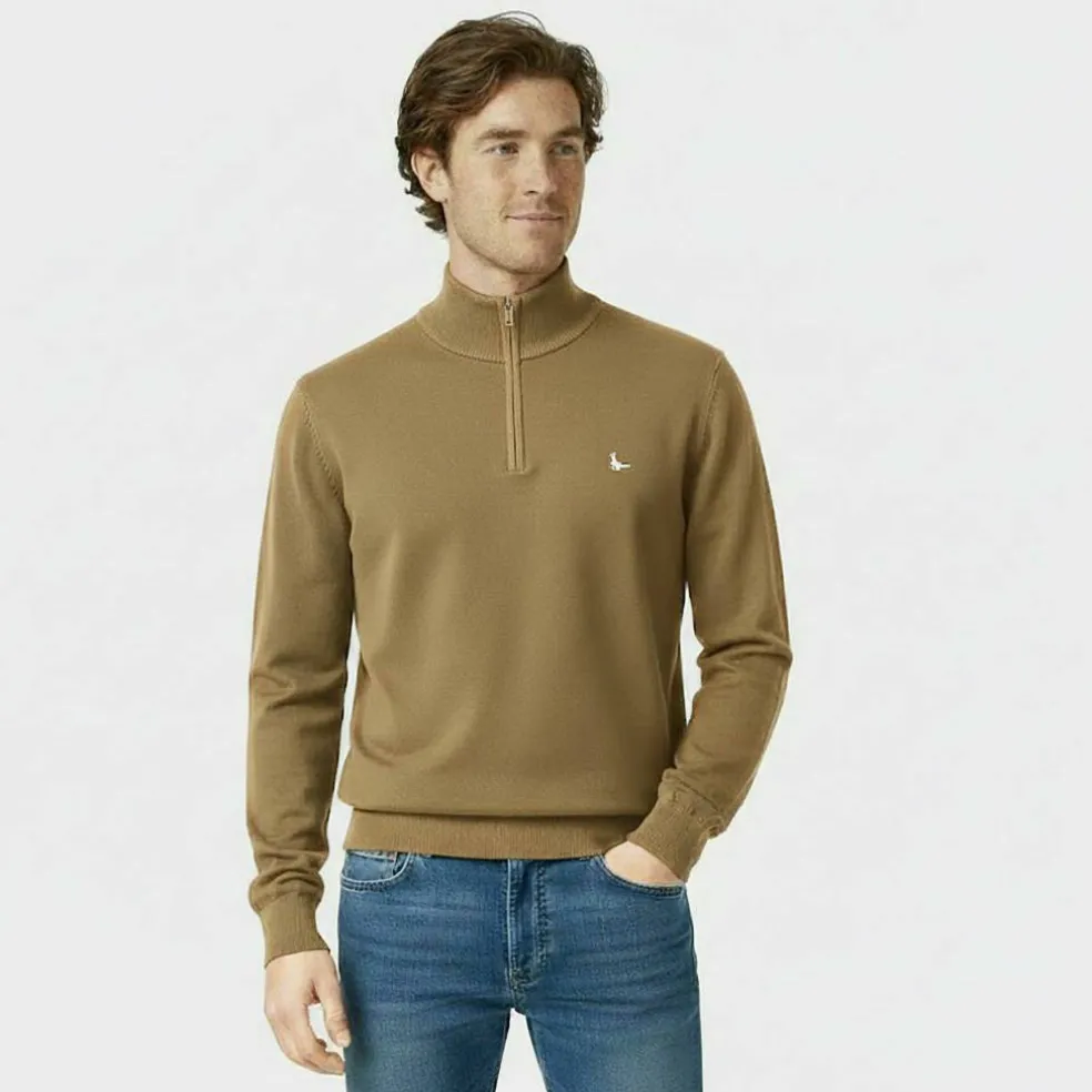Jack Funnel Neck Half Zip Jumper Men