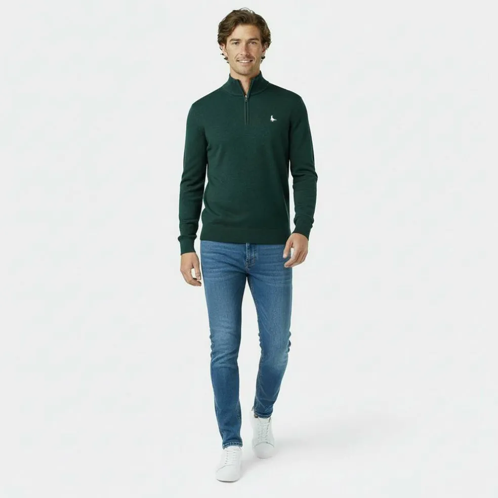 Jack Funnel Neck Half Zip Jumper Men