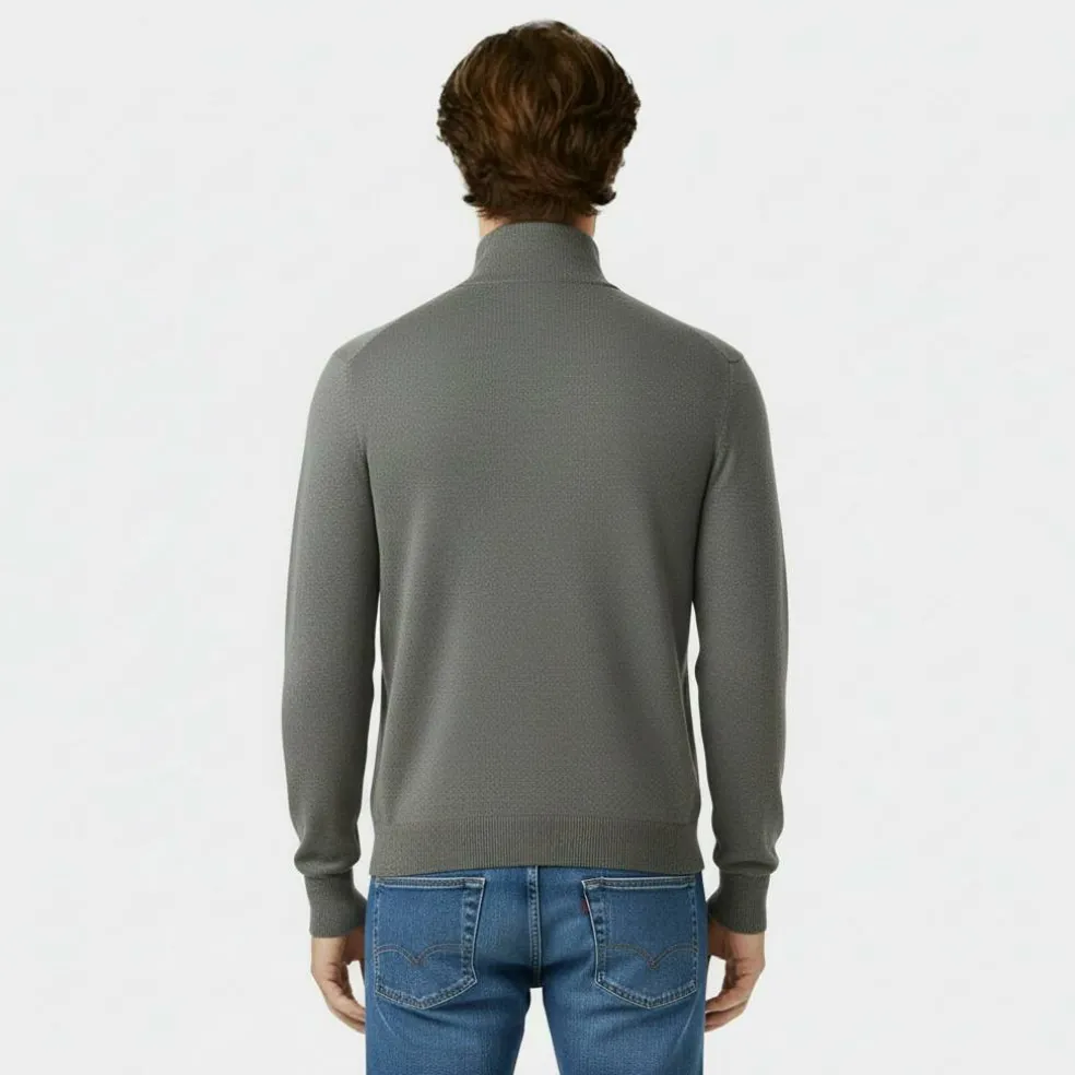 Jack Funnel Neck Half Zip Jumper Men
