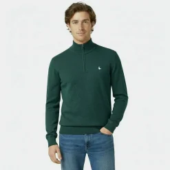 Jack Funnel Neck Half Zip Jumper Men