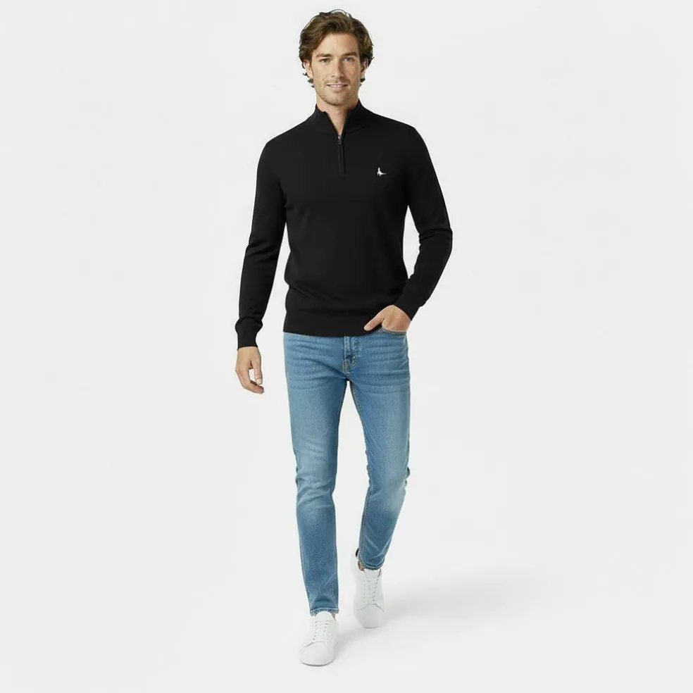 Jack Funnel Neck Half Zip Jumper Men