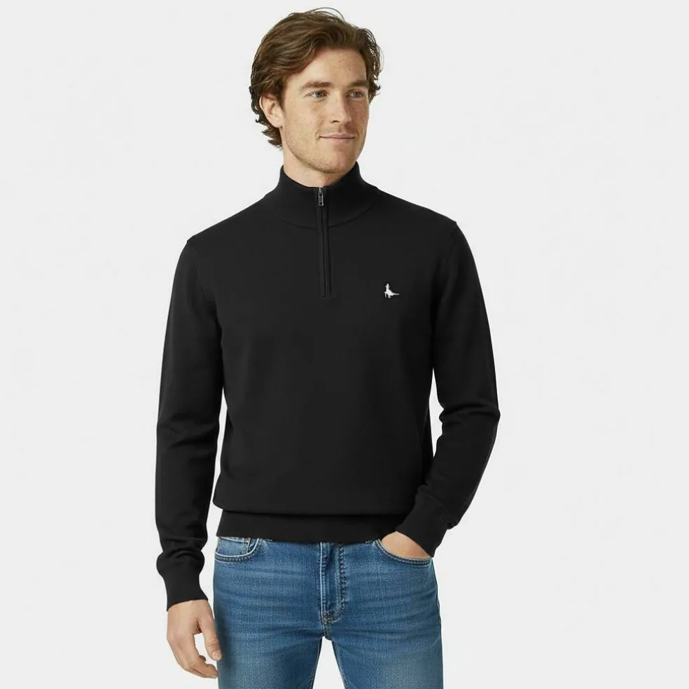 Jack Funnel Neck Half Zip Jumper Men