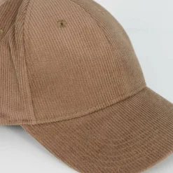 Khaki Cotton Cord Baseball Cap