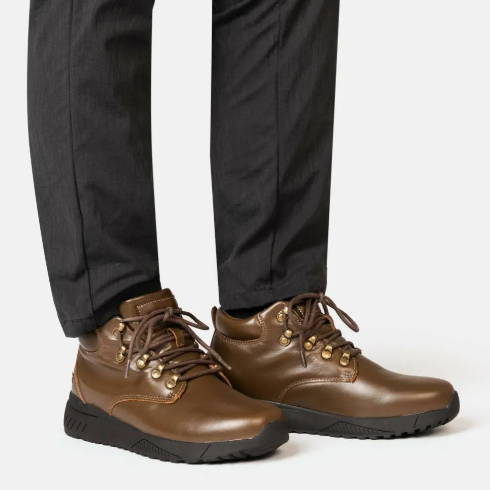 Leather Casual Chukka Boots Mens