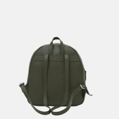 Leather Zip Backpack