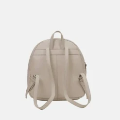 Leather Zip Backpack
