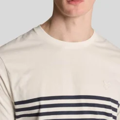 Linen Blend Breton Stripe T-Shirt