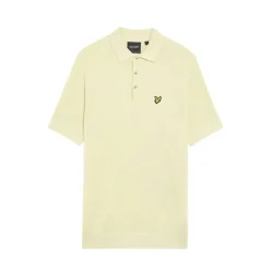 Linen Blend Knitted Polo Shirt