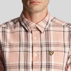 Linen Check Short Sleeve Shirt