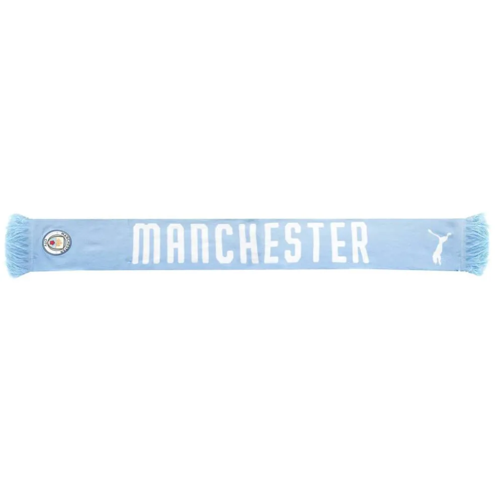 Manchester City Fc Dna Fan Scarf