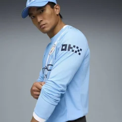 Manchester City Long Sleeve Home Shirt 2025 2026 Adults
