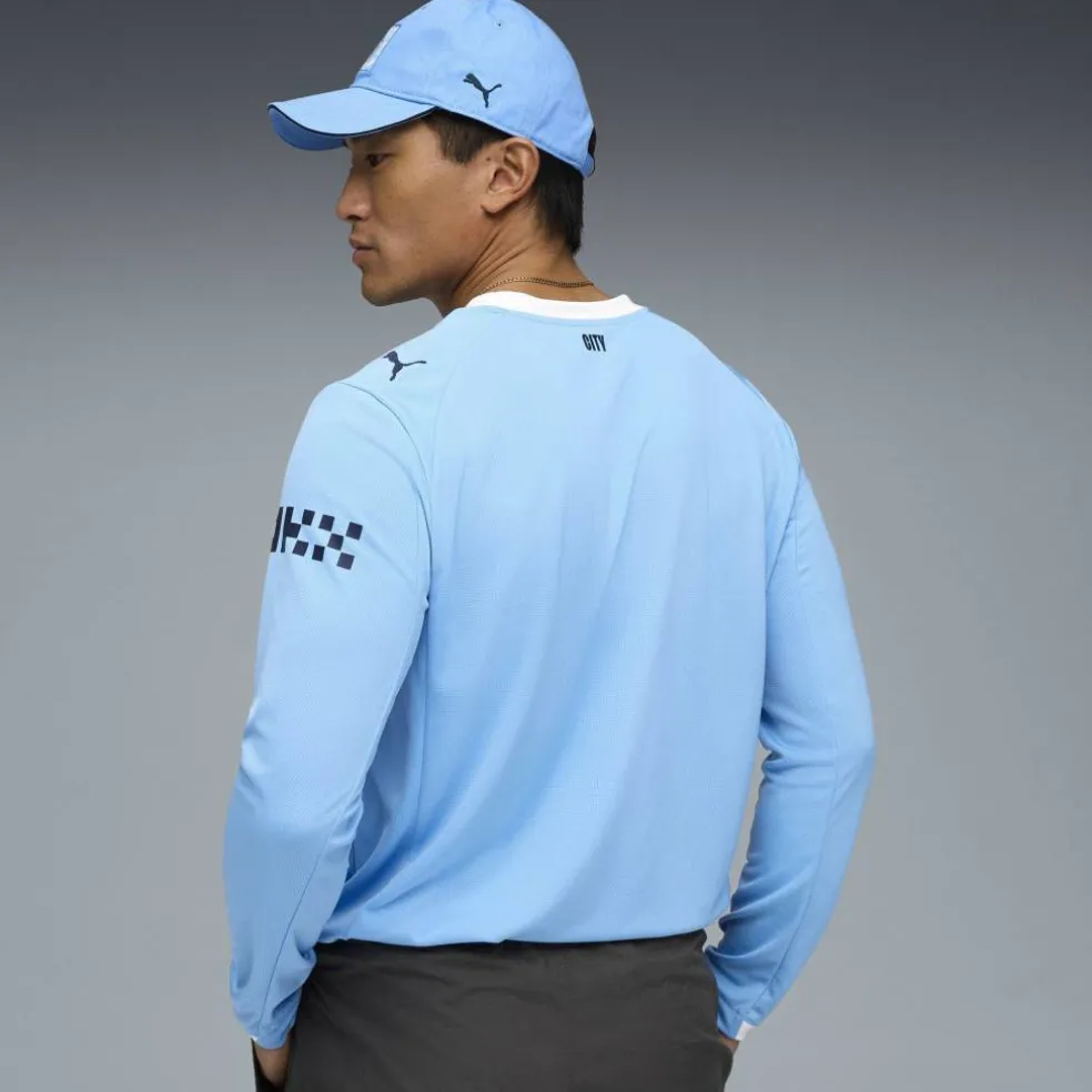 Manchester City Long Sleeve Home Shirt 2025 2026 Adults