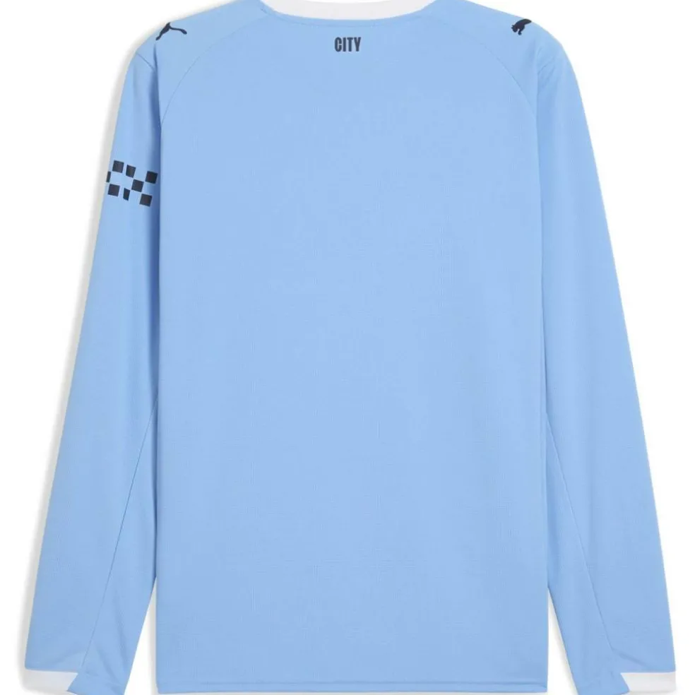 Manchester City Long Sleeve Home Shirt 2025 2026 Adults