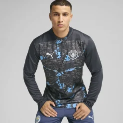 Manchester City Pre Match Quarter-Zip Top 2024 2025 Adults