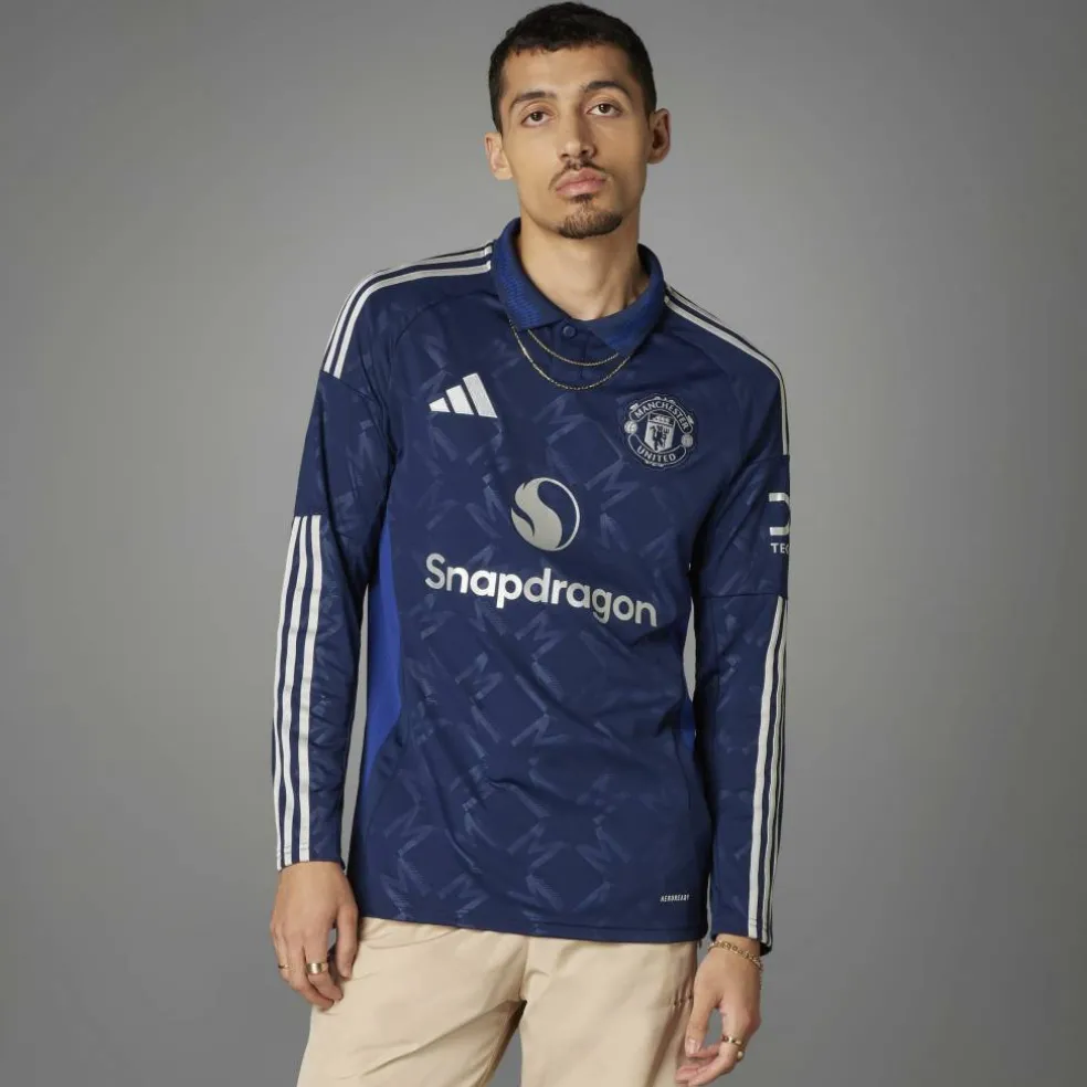 Manchester United Away Long Sleeve Shirt Adults