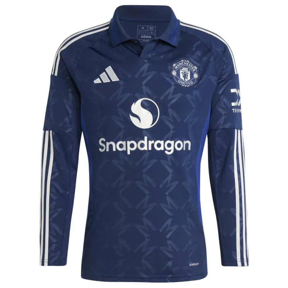Manchester United Away Long Sleeve Shirt Adults