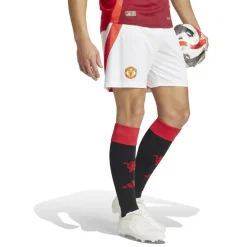 Manchester United Home Shorts 2024 2025 Adults