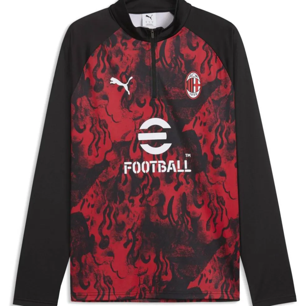 Mens AC Milan Licensed Drill Top 2025 2026