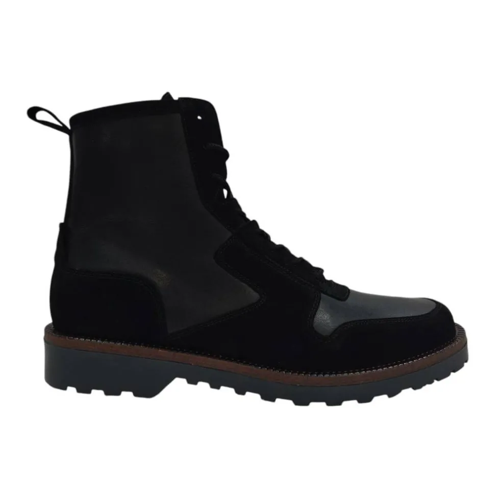 Men's Akashi Leather Ankle Lace Up Hiker Boots
