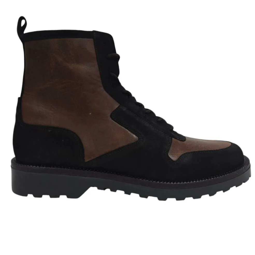 Men's Akashi Leather Ankle Lace Up Hiker Boots