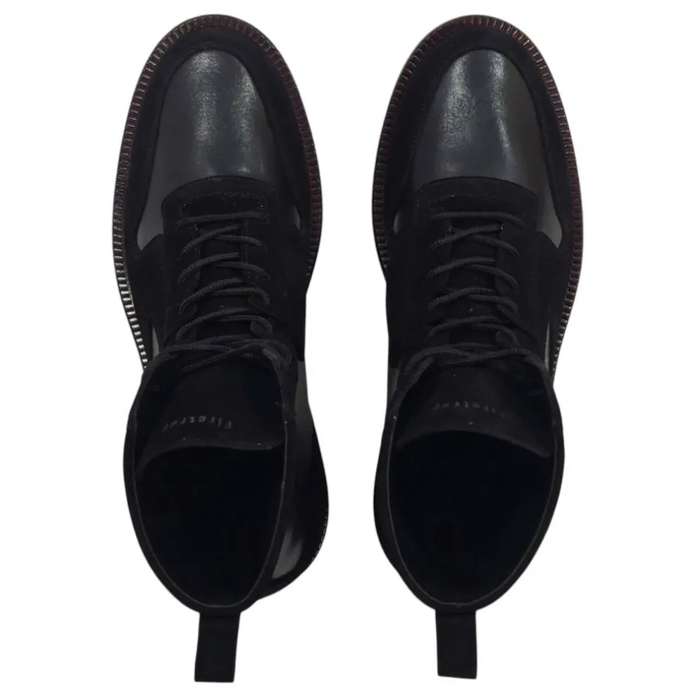 Men's Akashi Leather Ankle Lace Up Hiker Boots