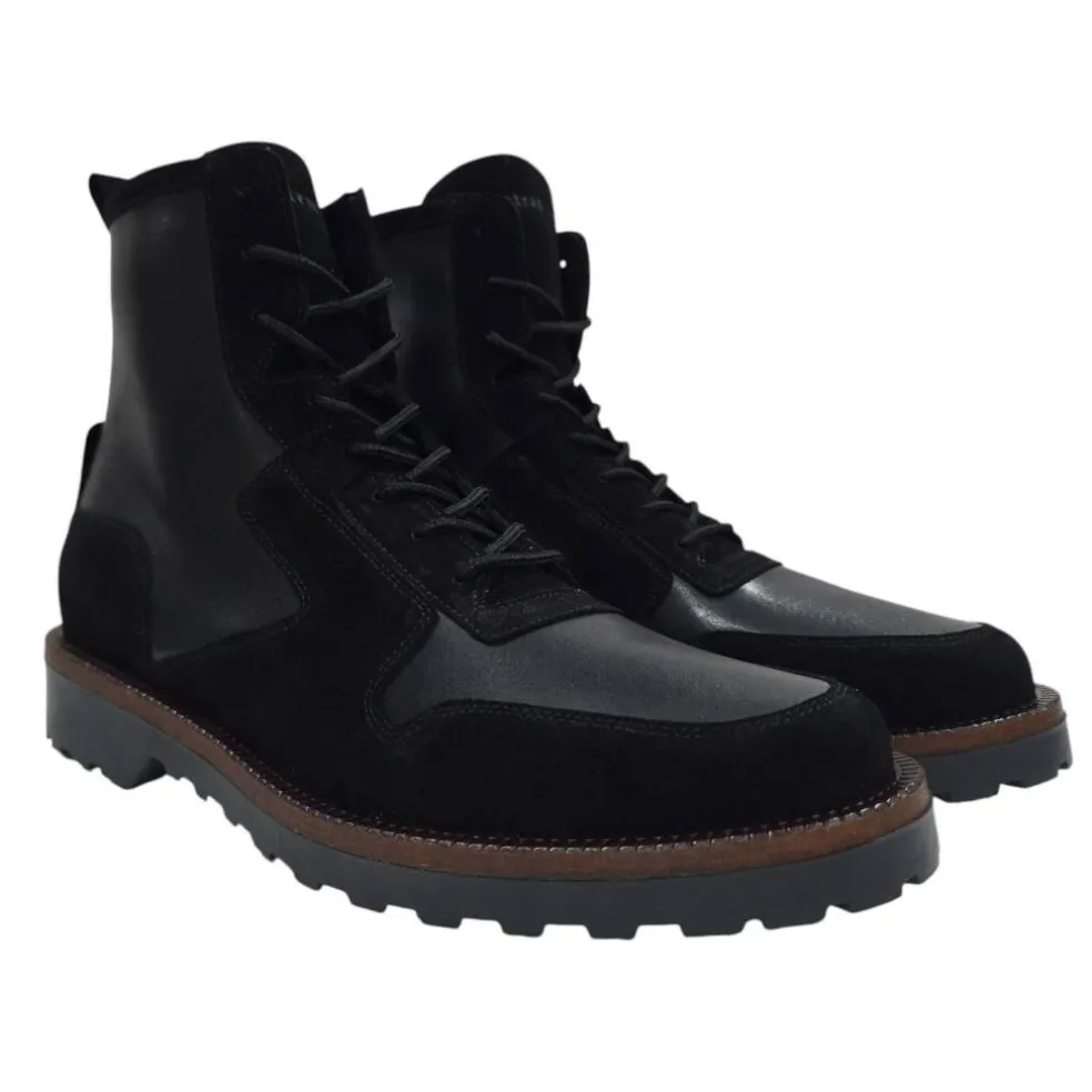 Men's Akashi Leather Ankle Lace Up Hiker Boots
