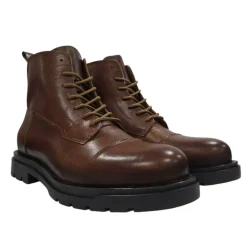 Men's Albon Leather Ankle Lace Up Hiker Rugged Boots